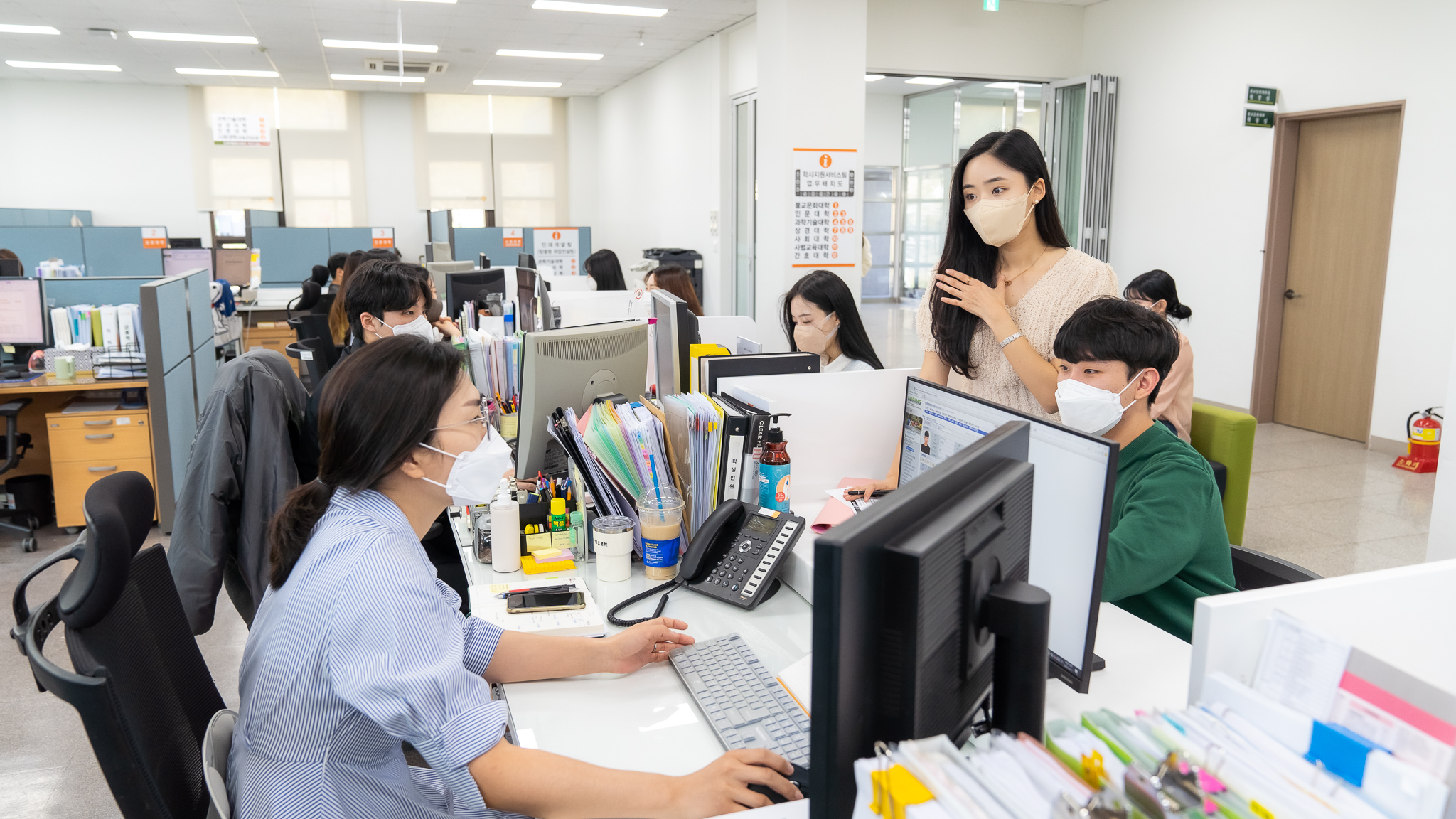 2022.04.12(화) - 통합 학사 지원 사무실 홍보 촬영